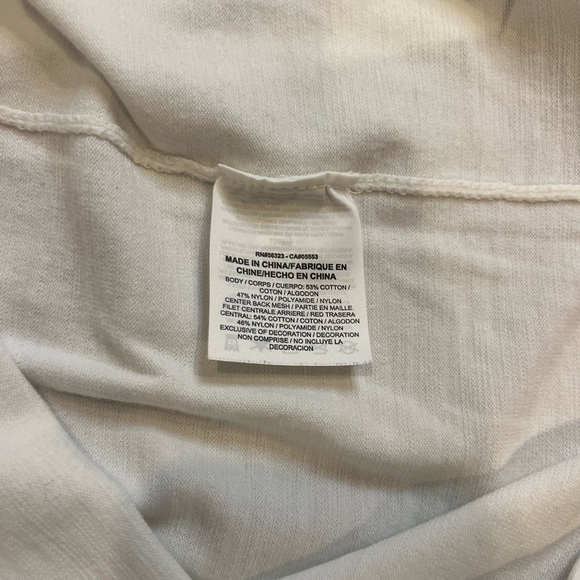 Nike White Short Sleeve Tee with Black Accents - Picture 5 of 7